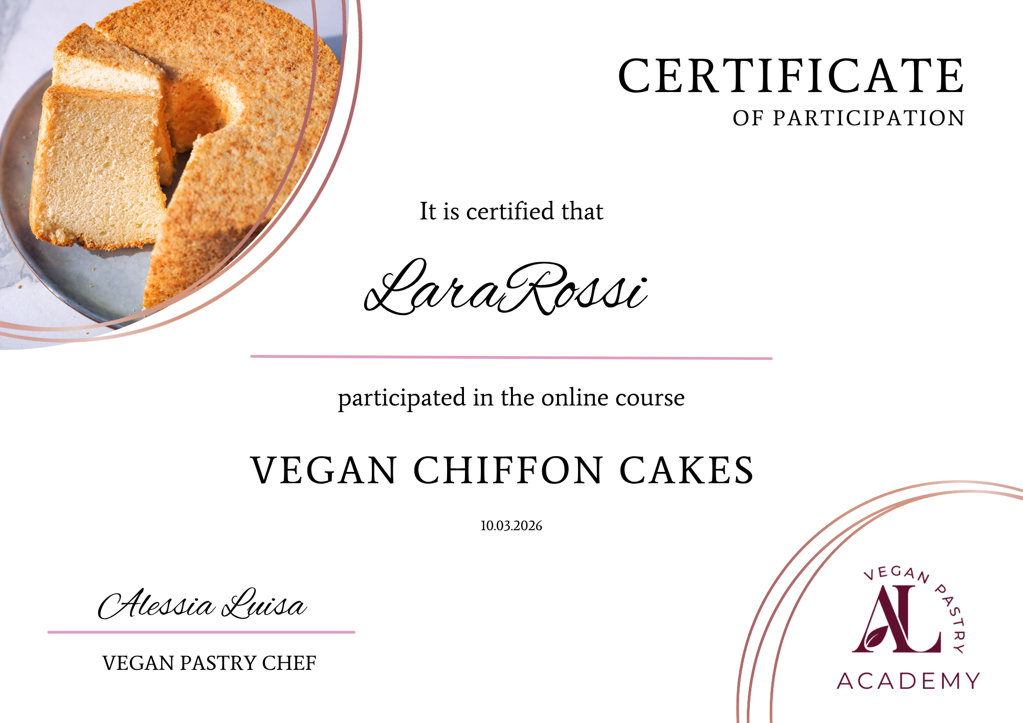 Certificate of participation
