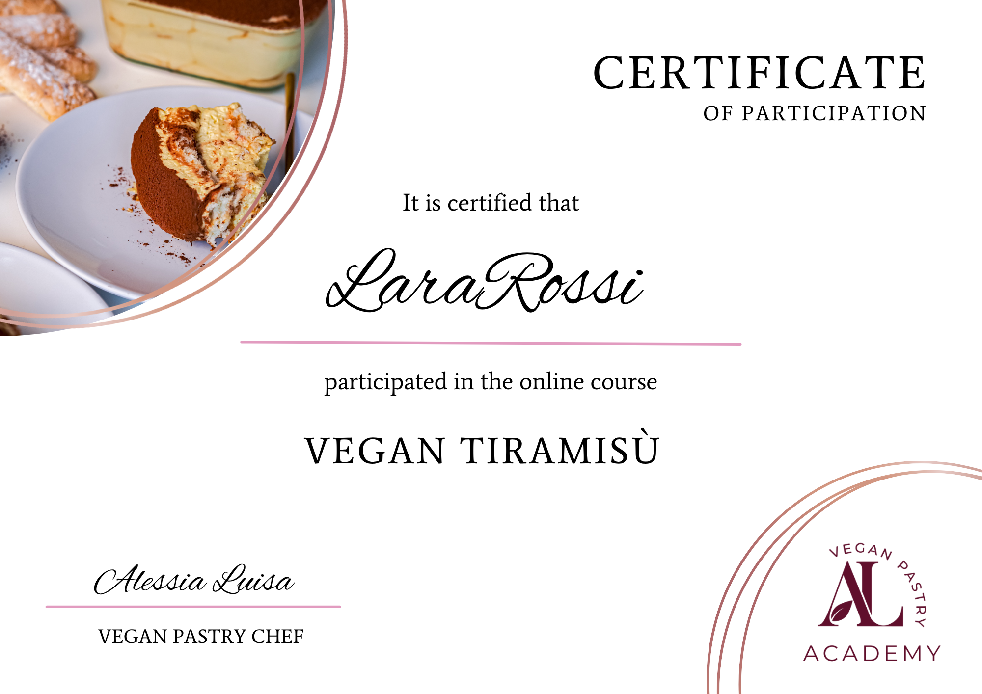 Certificate of participation