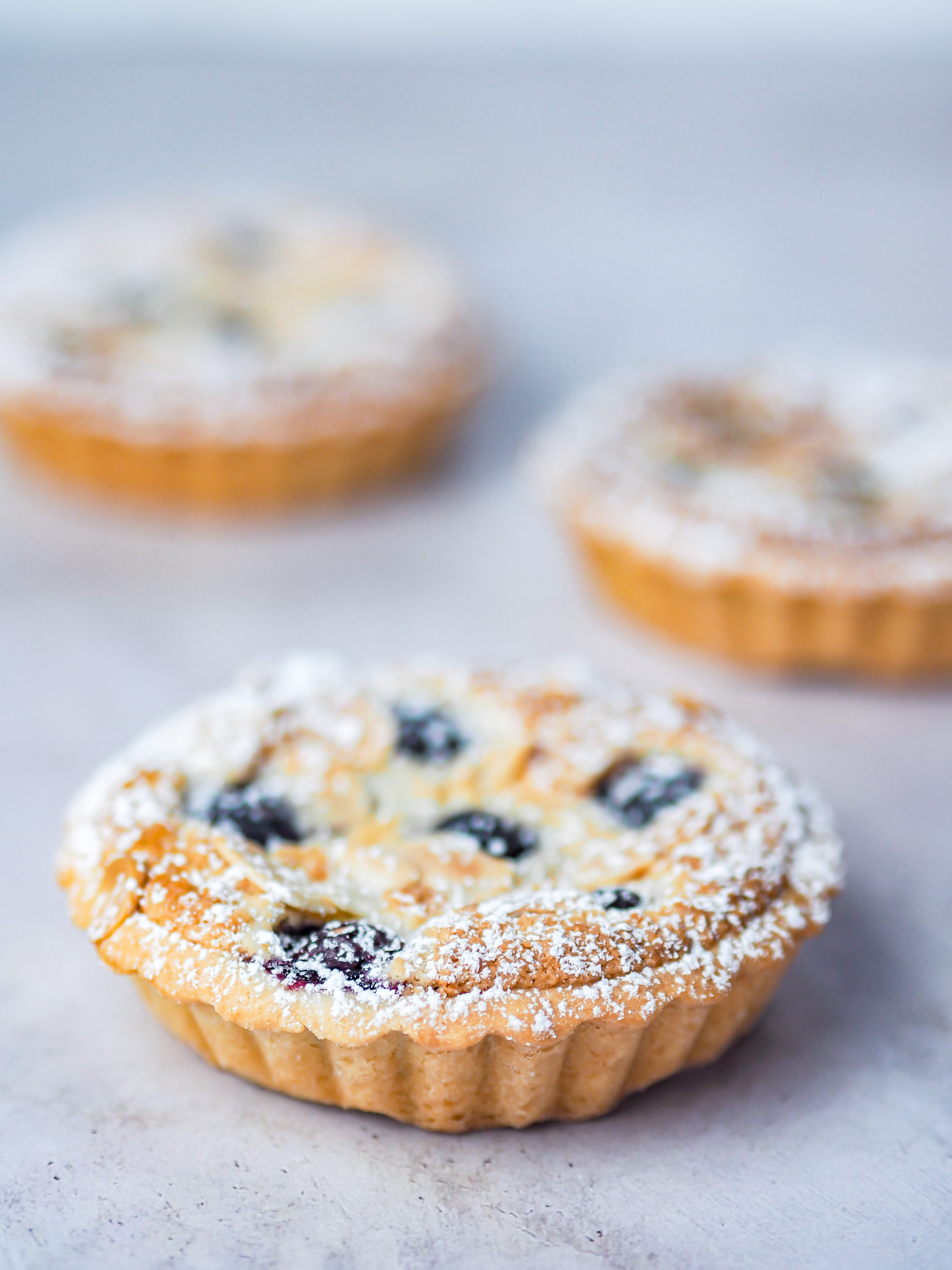 Blueberry Frangipane Tartlets