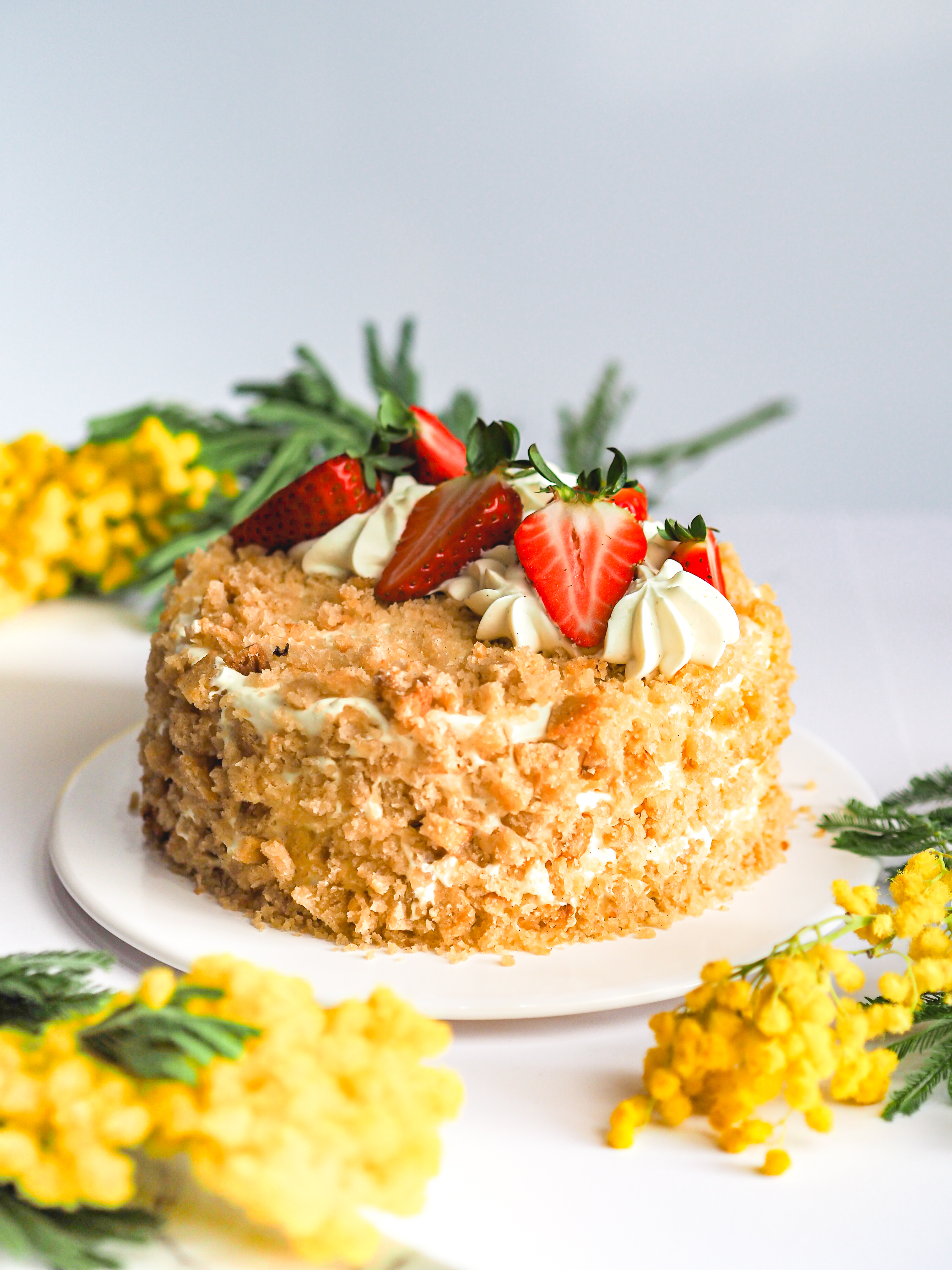 Strawberry Mimosa Cake