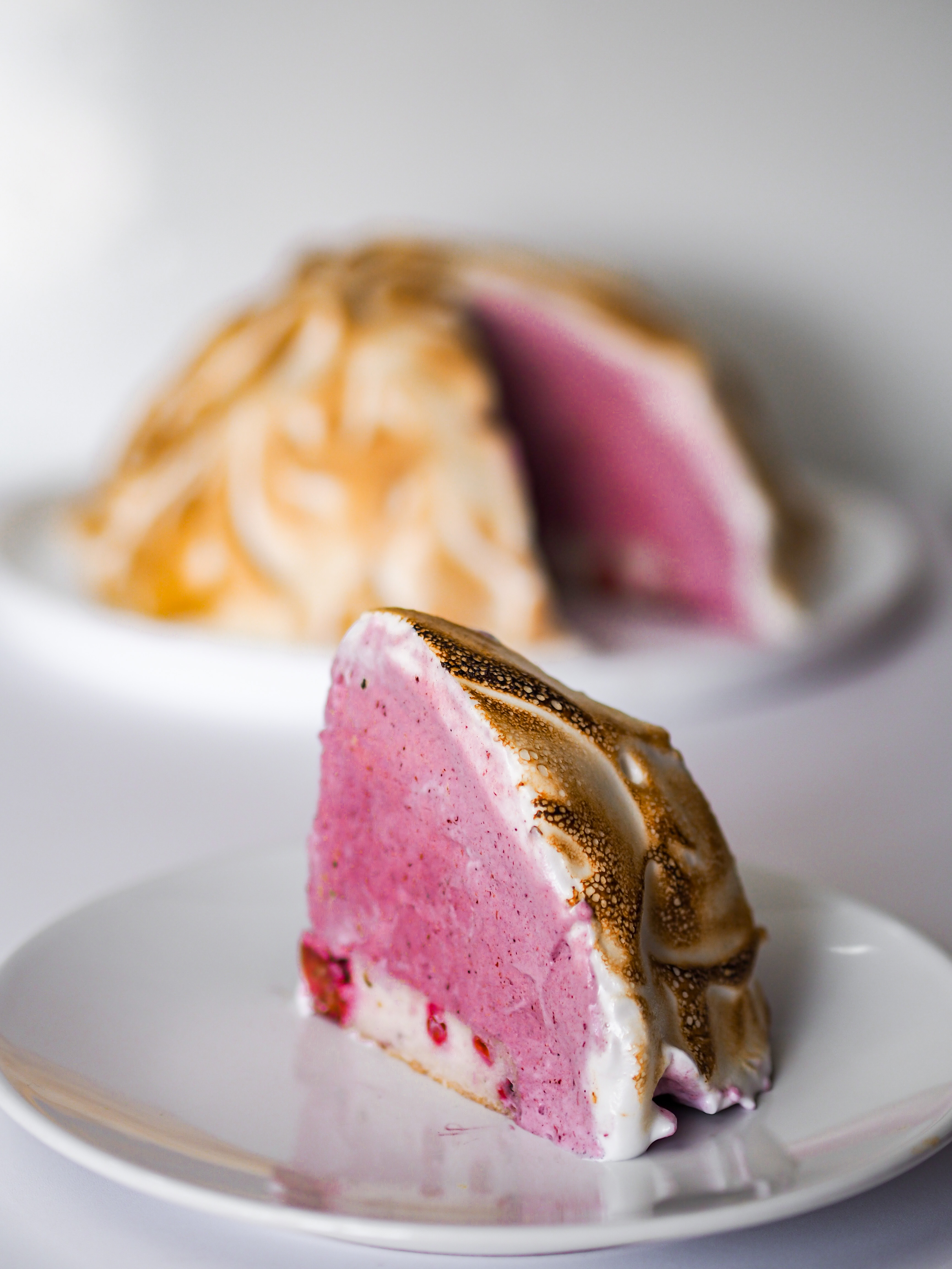 Strawberry and Blueberry Baked Alaska Semifreddo