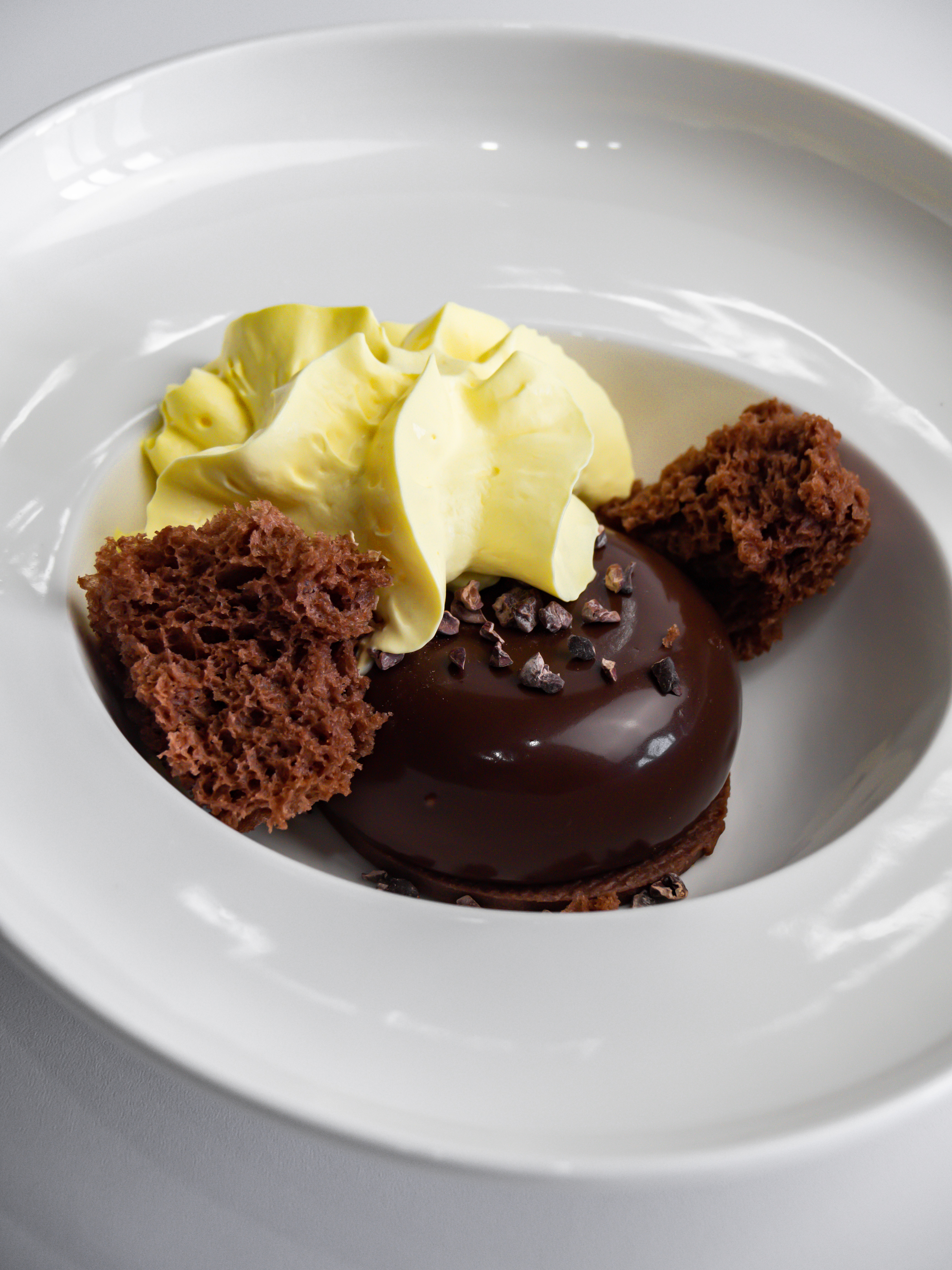 Chocolate Saffron Dessert