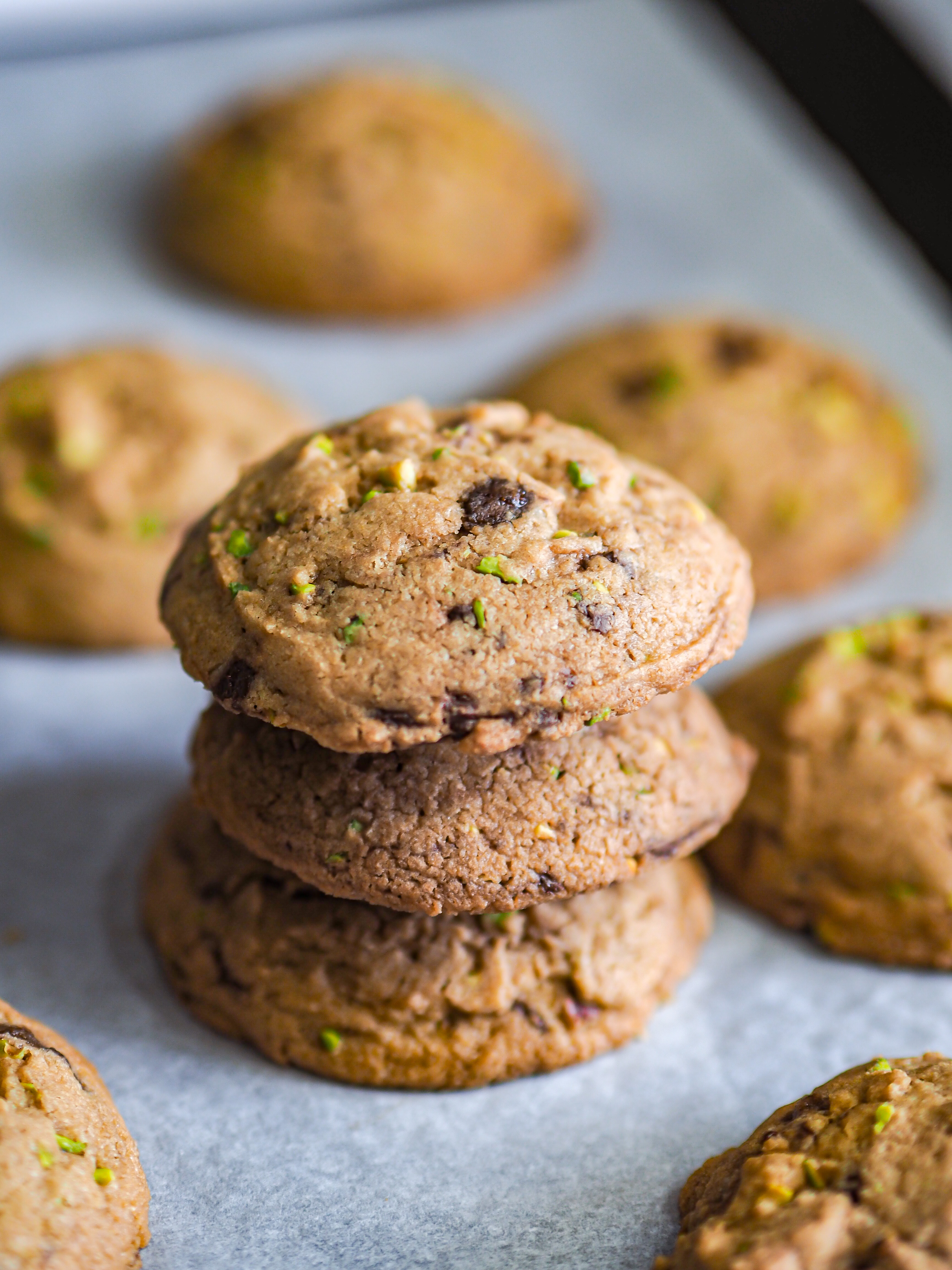 Pistachio Chocolate Cookies