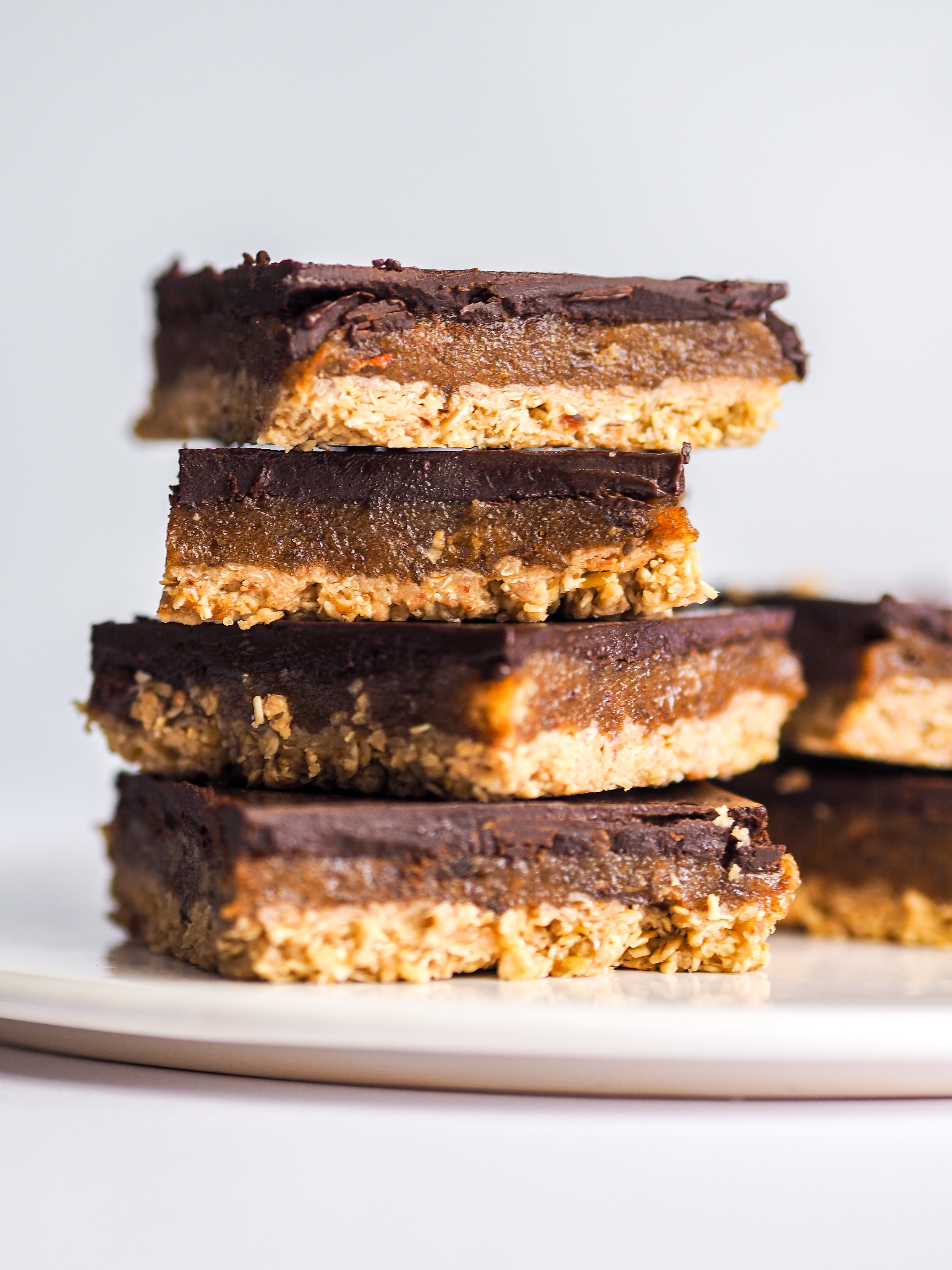 Date Caramel Chocolate Bars