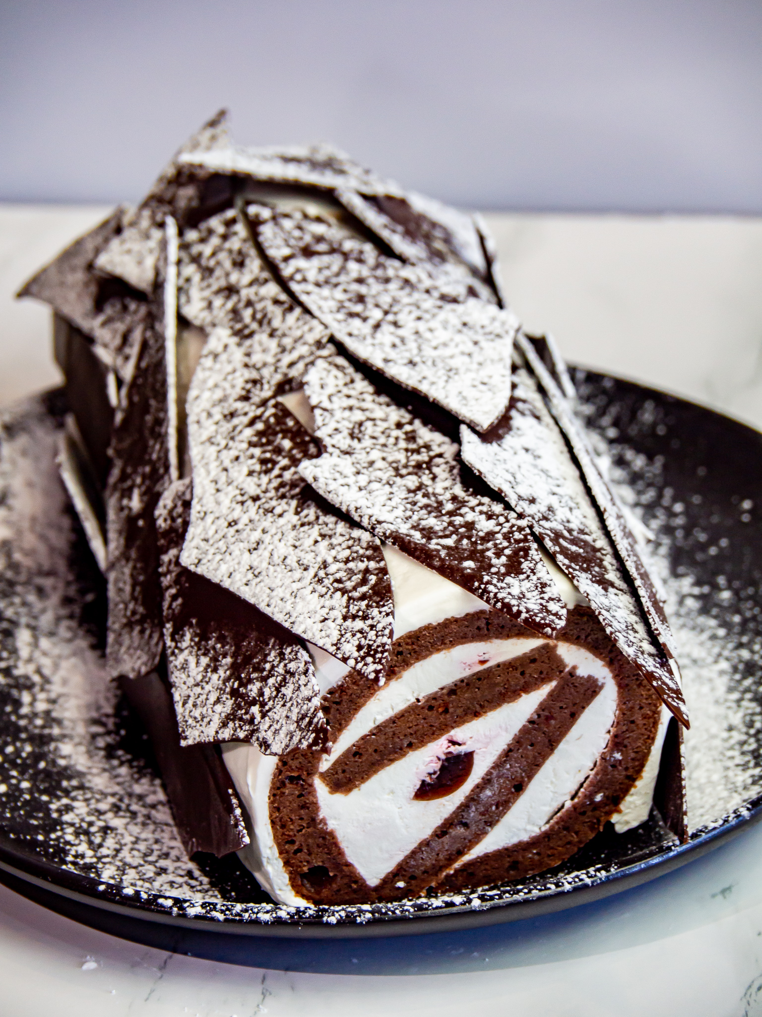 Black Forest Yule Log