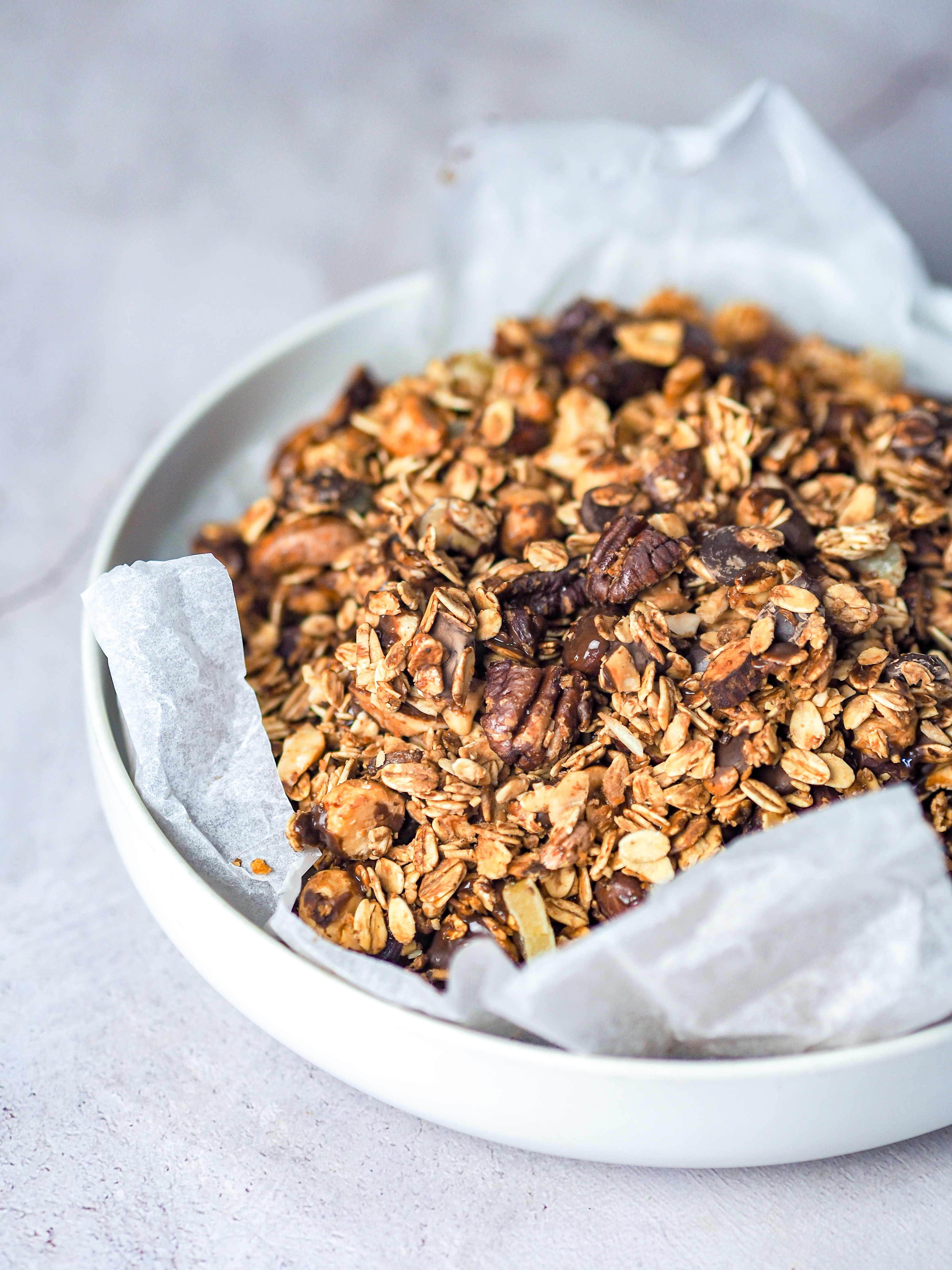 Dried Fruit and Chocolate Granola