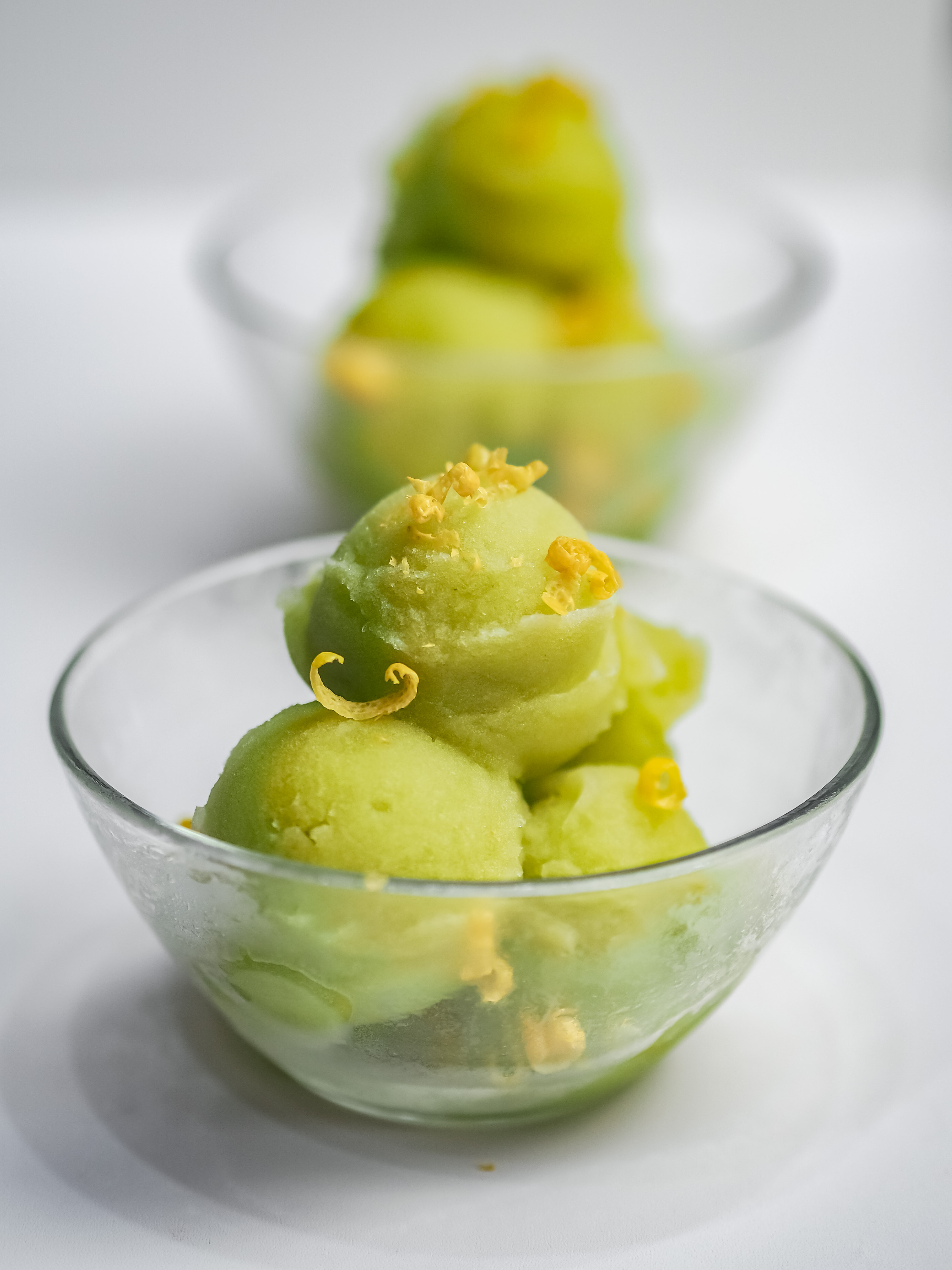 Basil and Lemon Granita