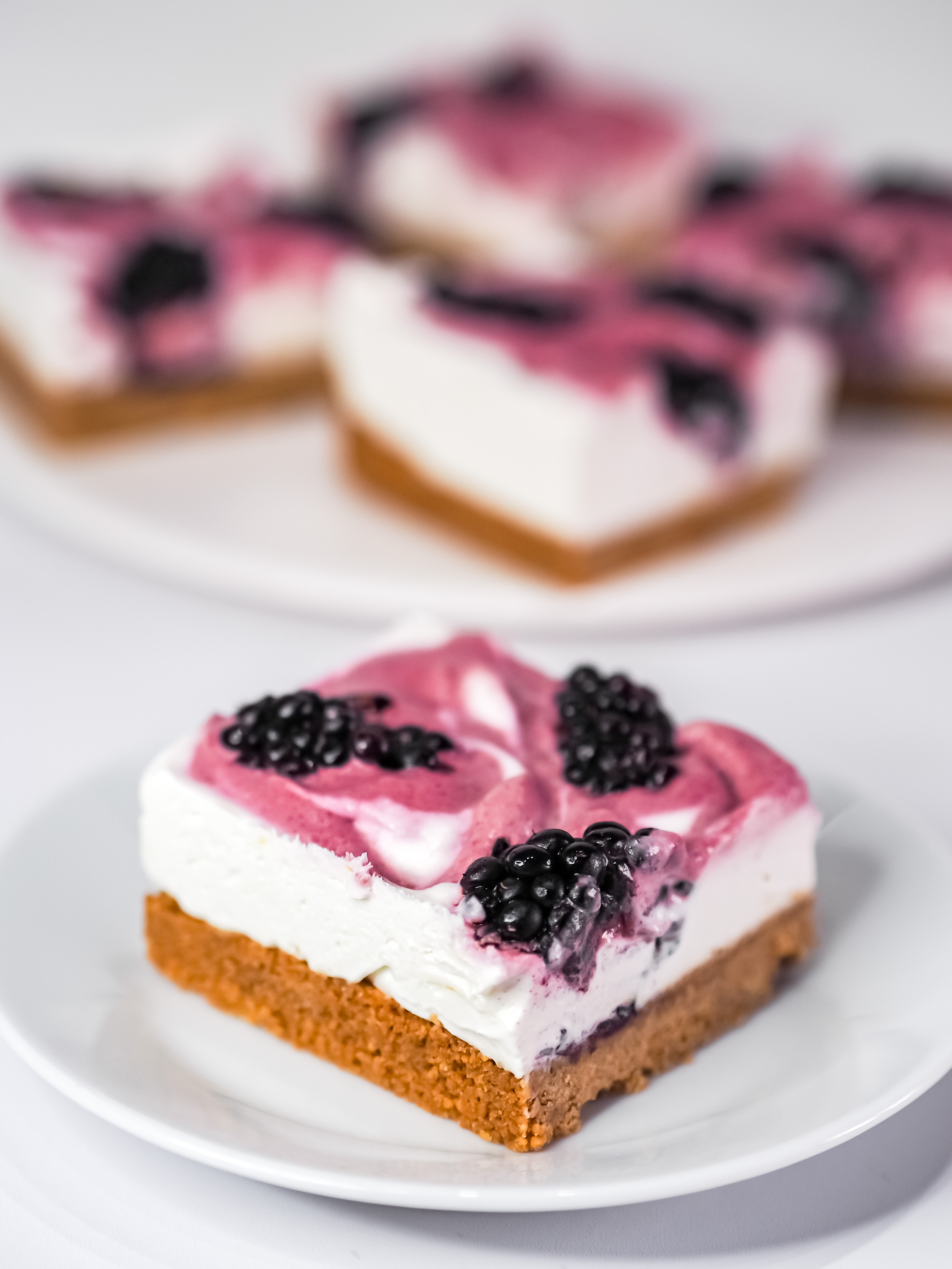 Blackberry and Lemon Cheesecake