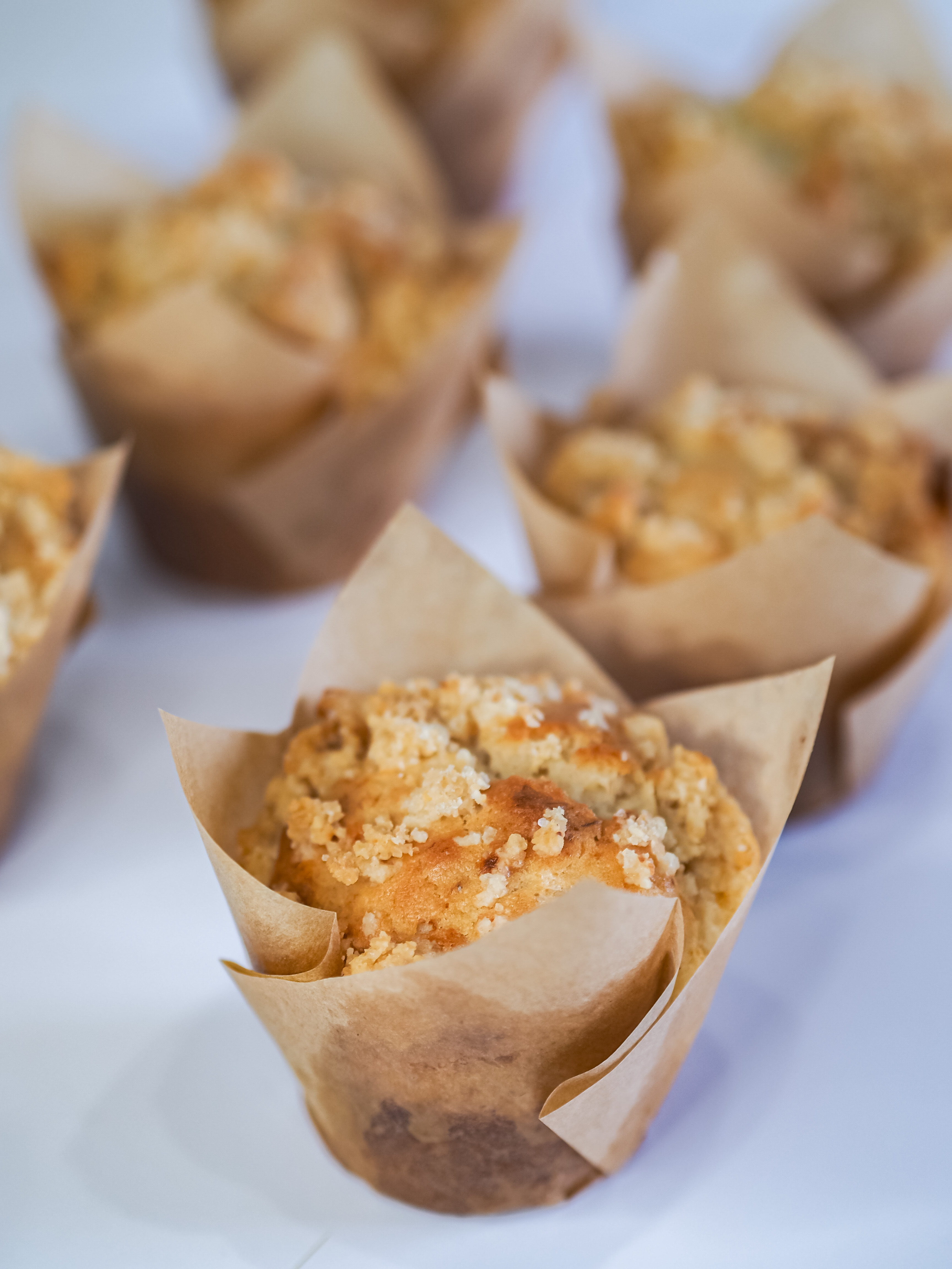 Banana and Lemon Muffins with Crumble