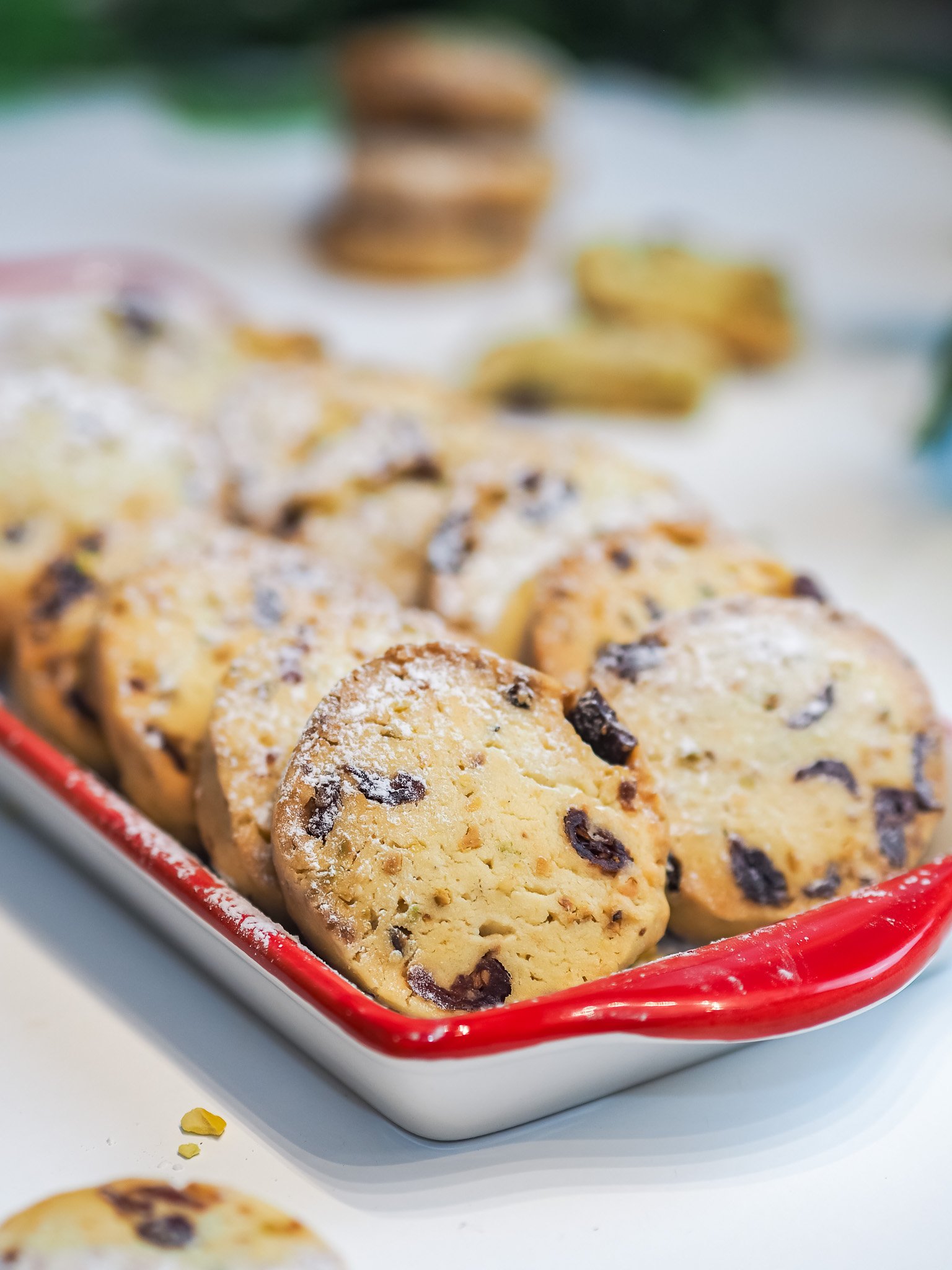 Pistachio and Cranberry Cookies
