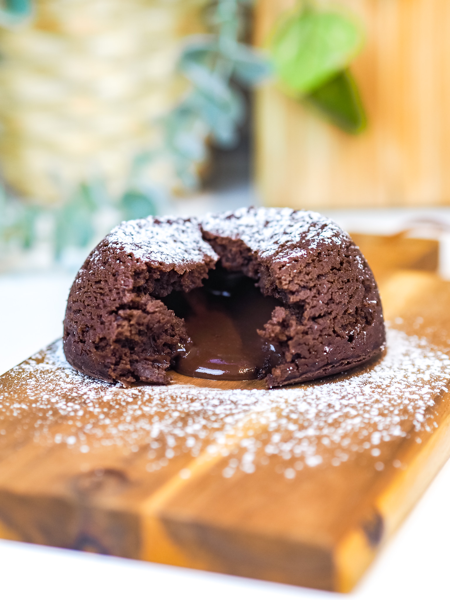 Warm Soft-Centered Cake