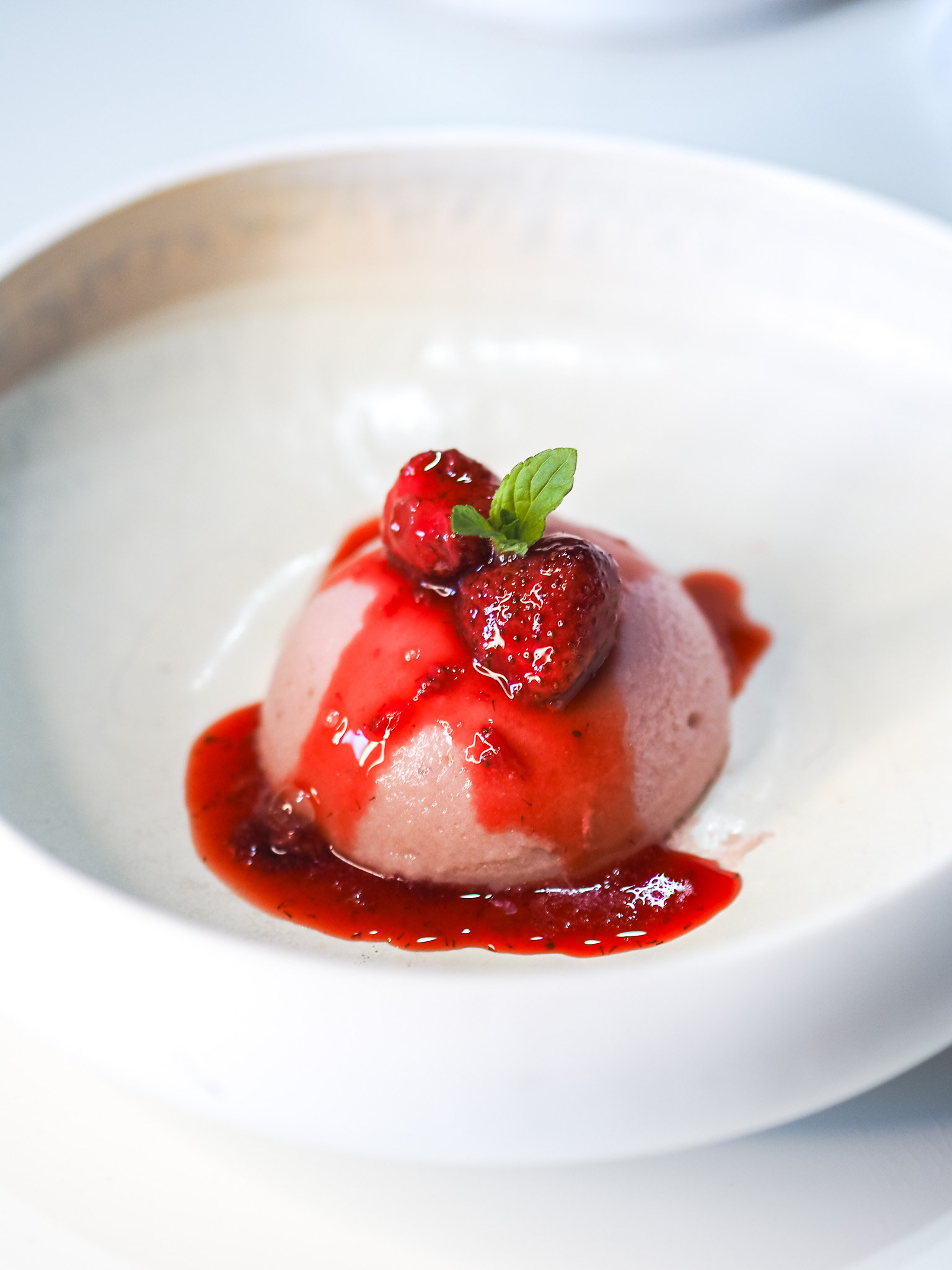 Strawberry Panna Cotta