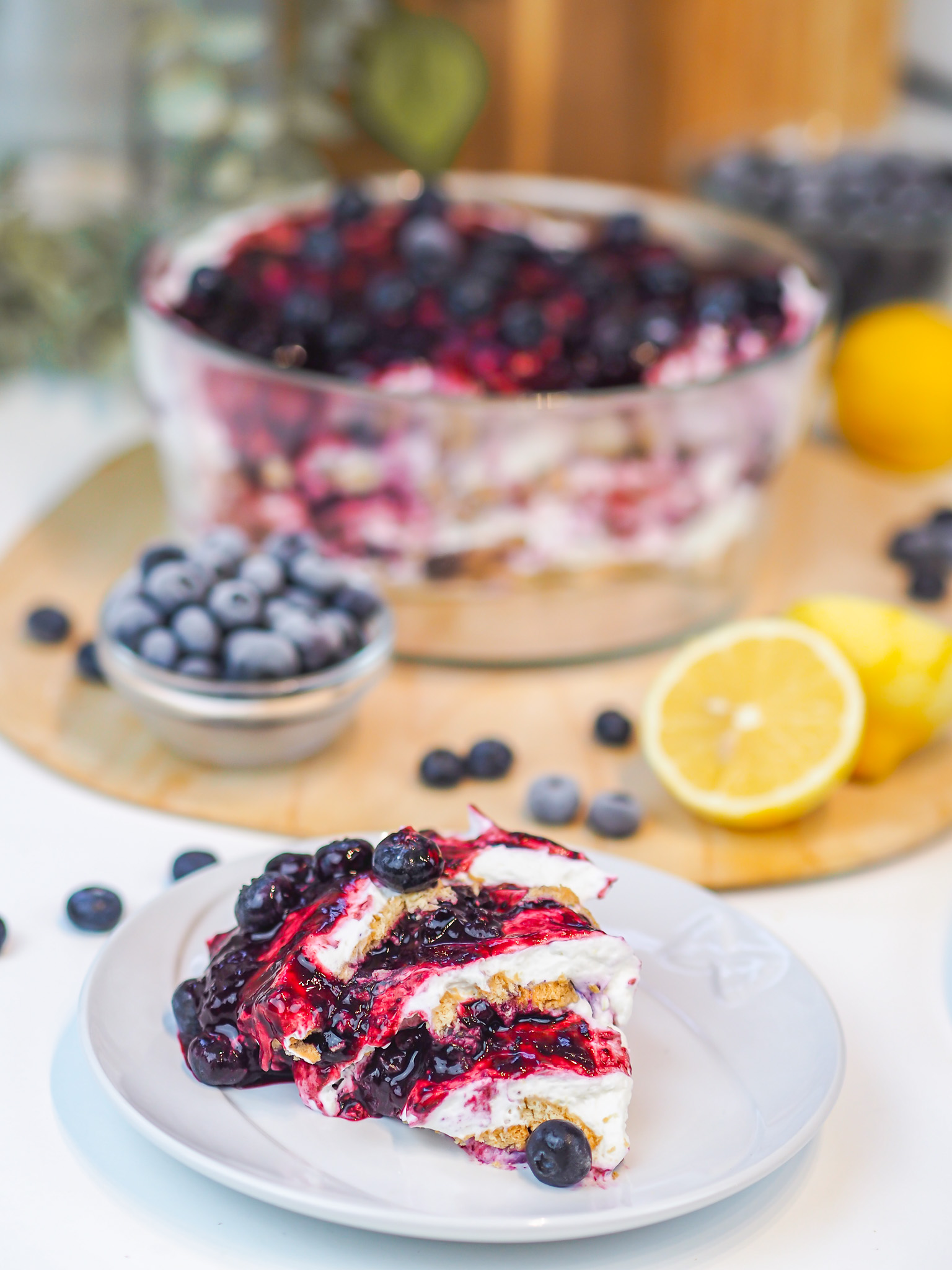 Blueberry and Lemon Tiramisù Trifle