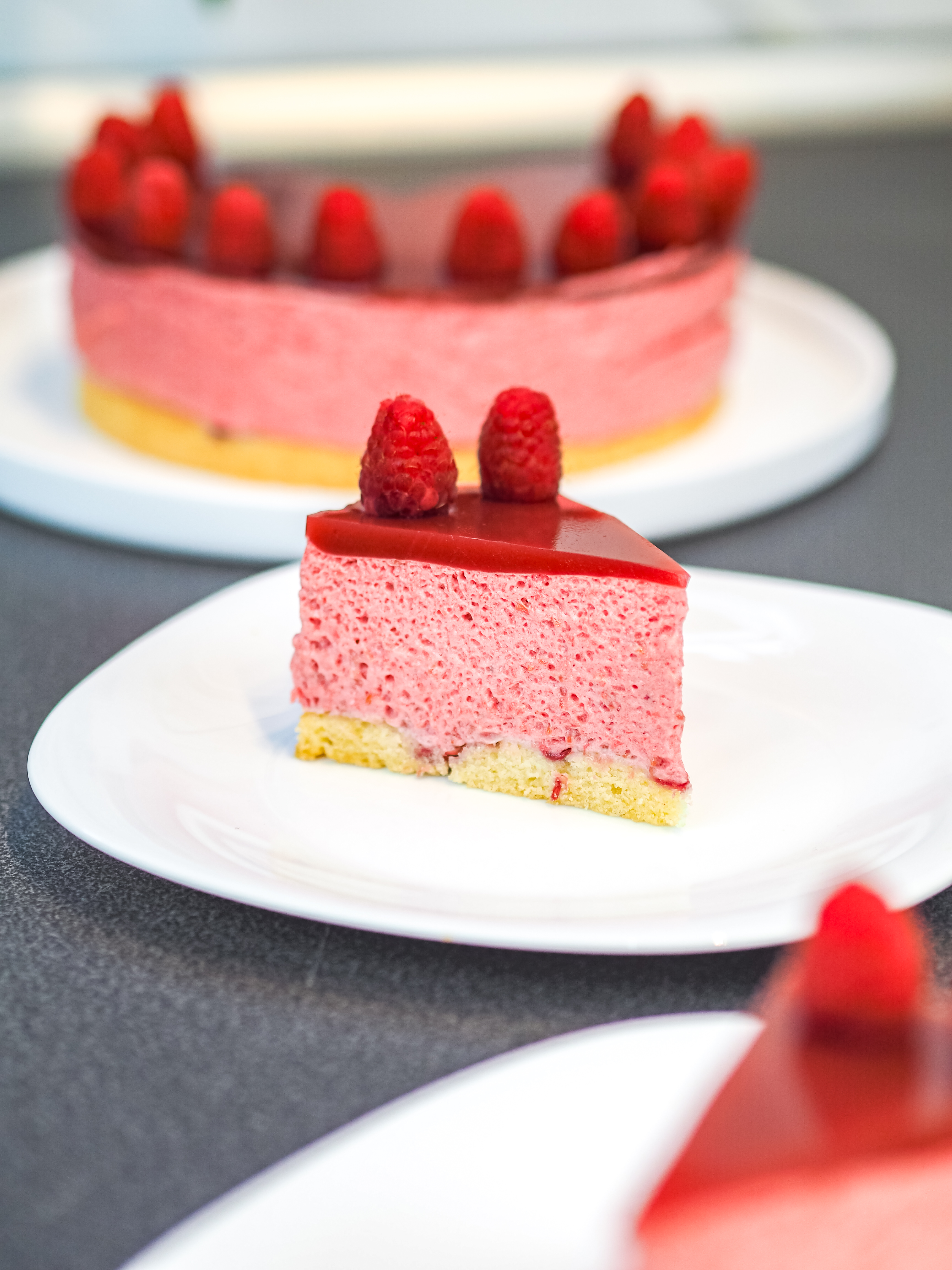 Raspberry Mousse Cake