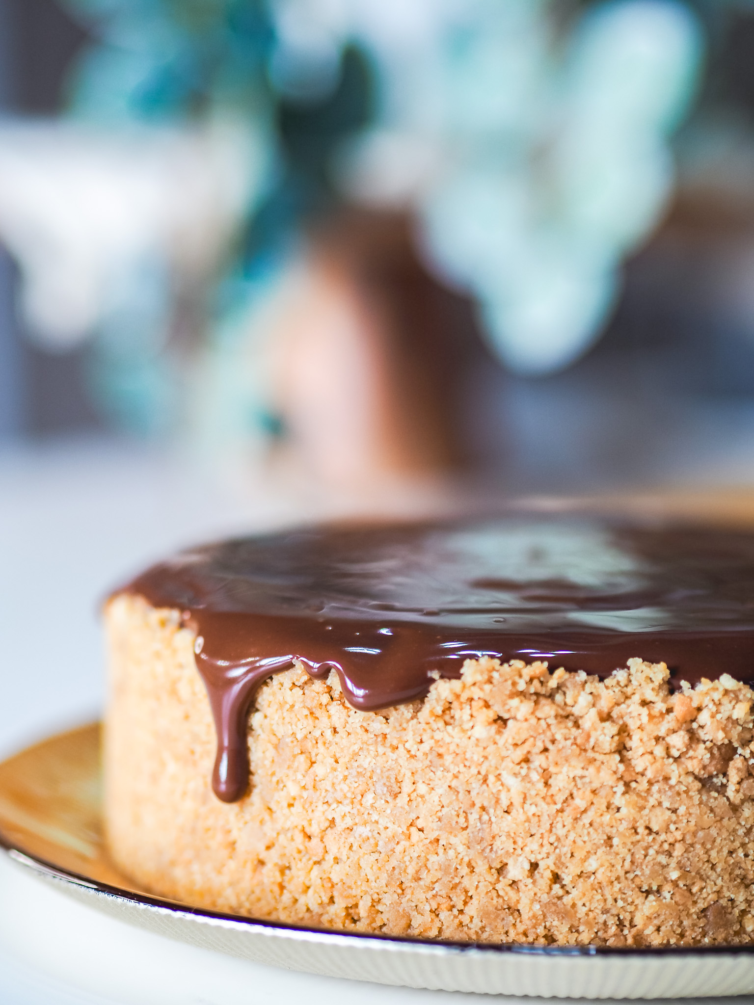 Nutella Drip Cheesecake