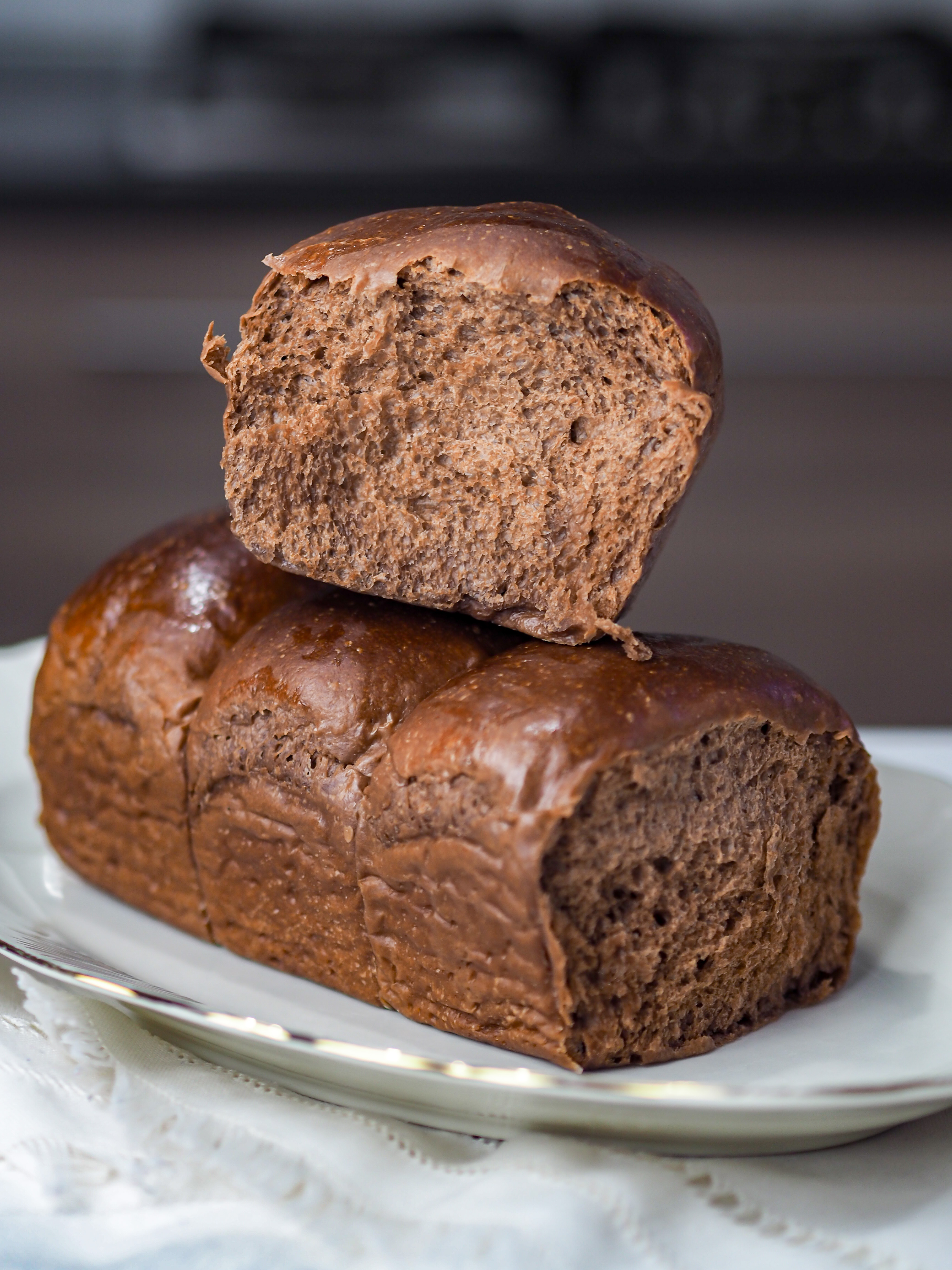 Cocoa Brioche Bread