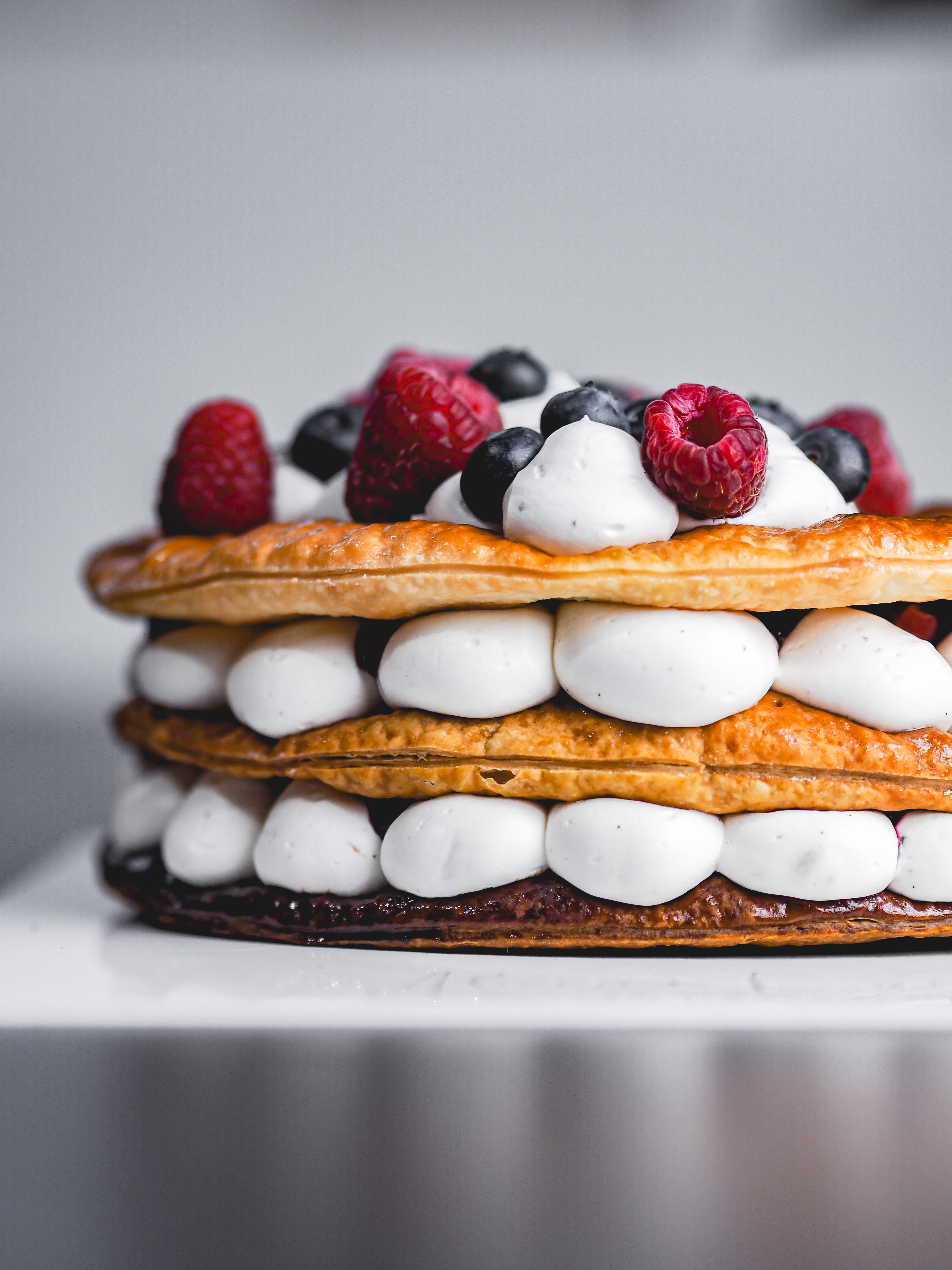 Vanilla and Berry Mille-Feuille