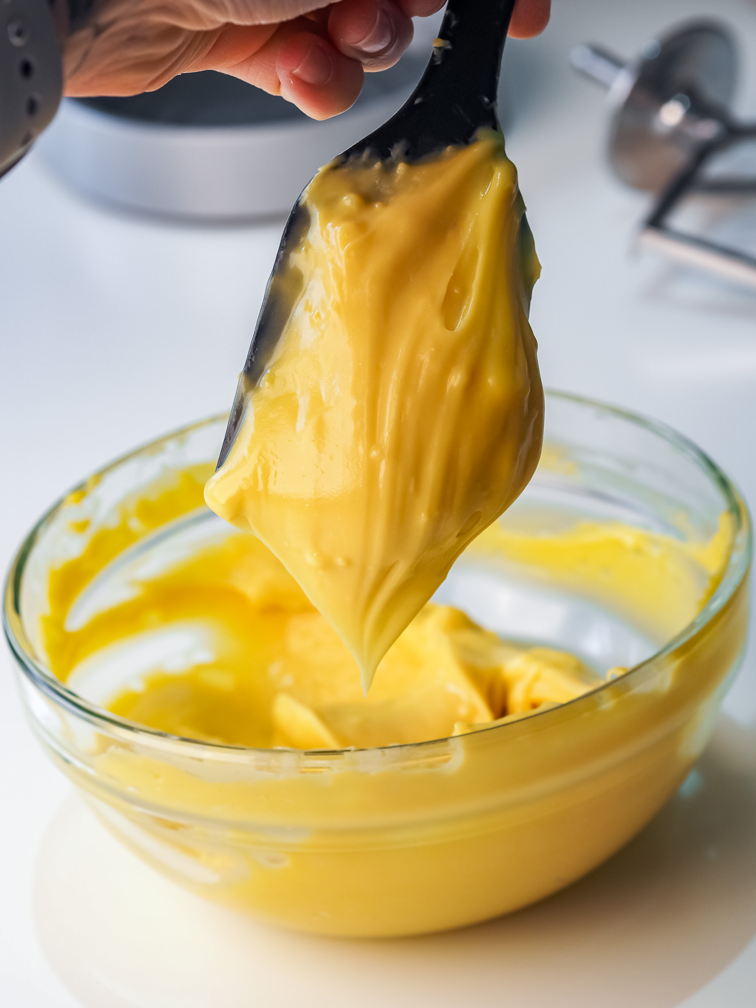 Soft Pastry Cream with Vegan Egg Yolk
