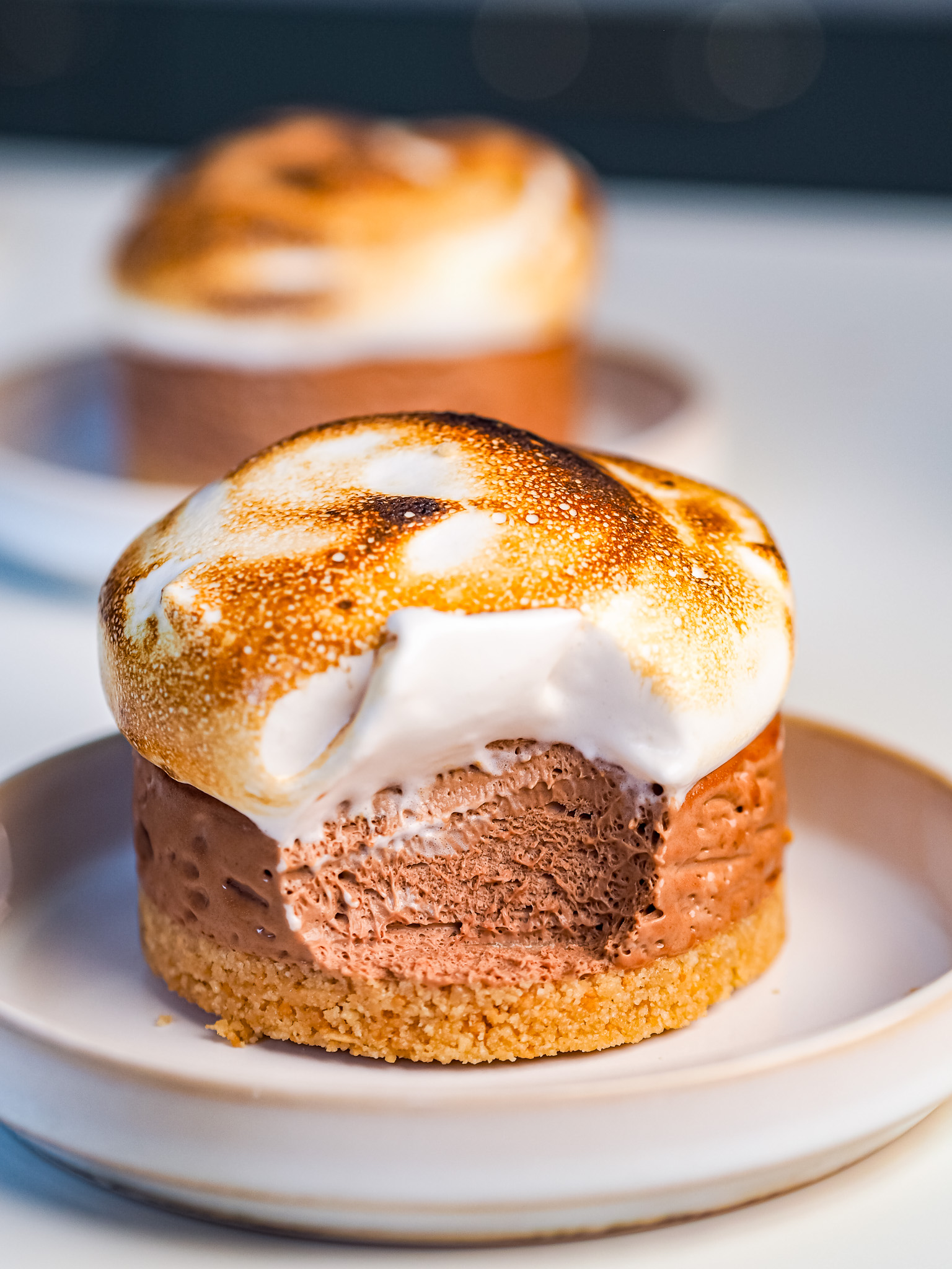 Chocolate and Meringue Semifreddo