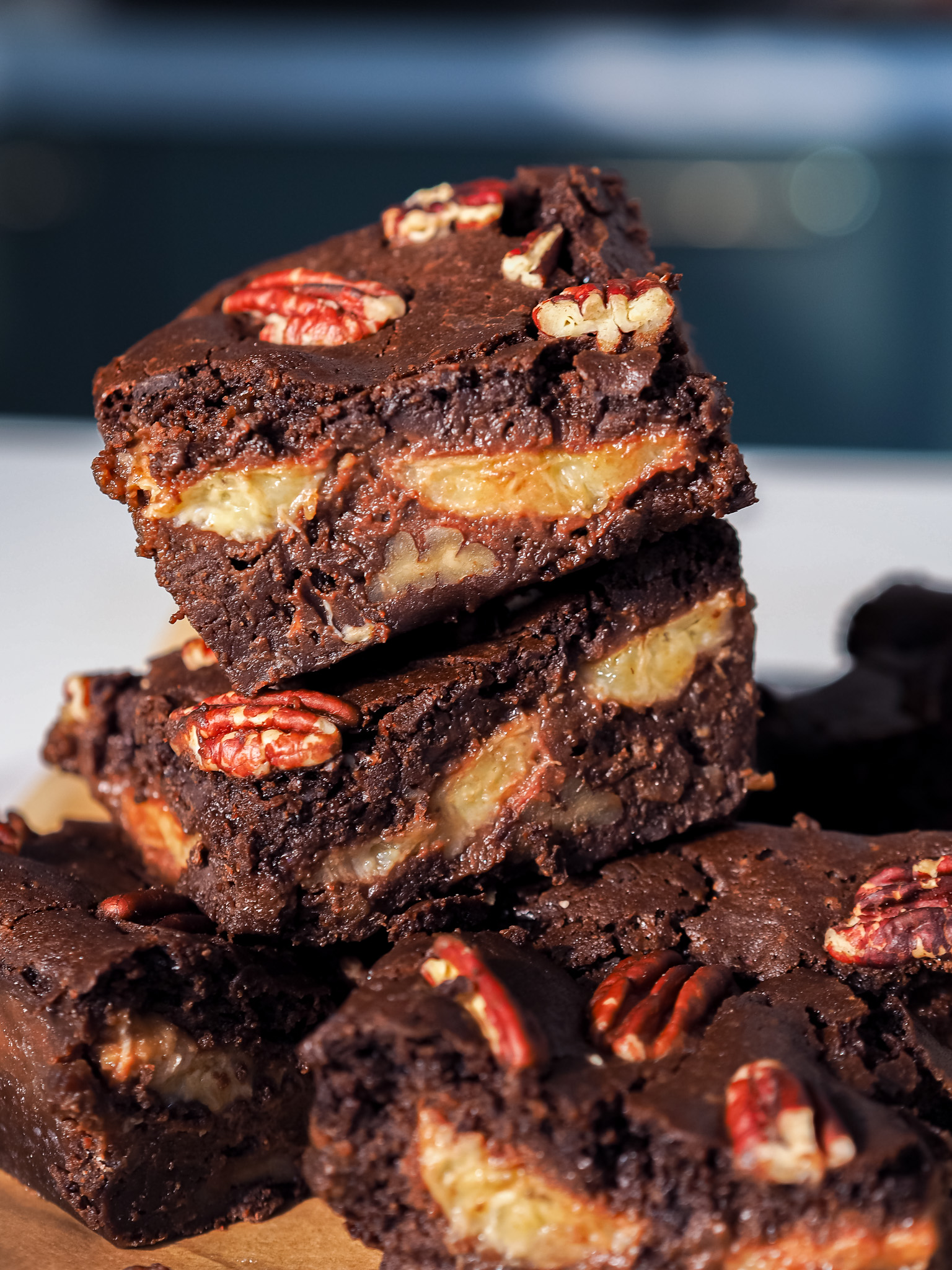 Banana Pecan Brownie