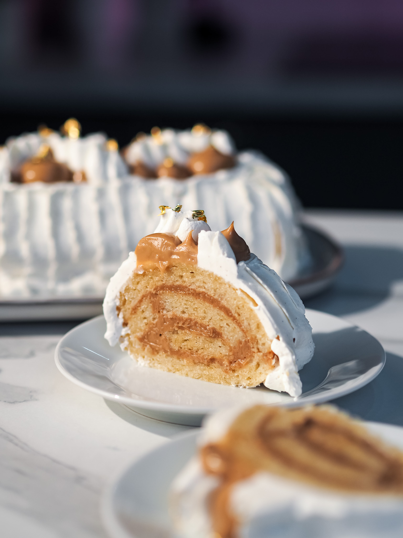 Hazelnut Yule Log