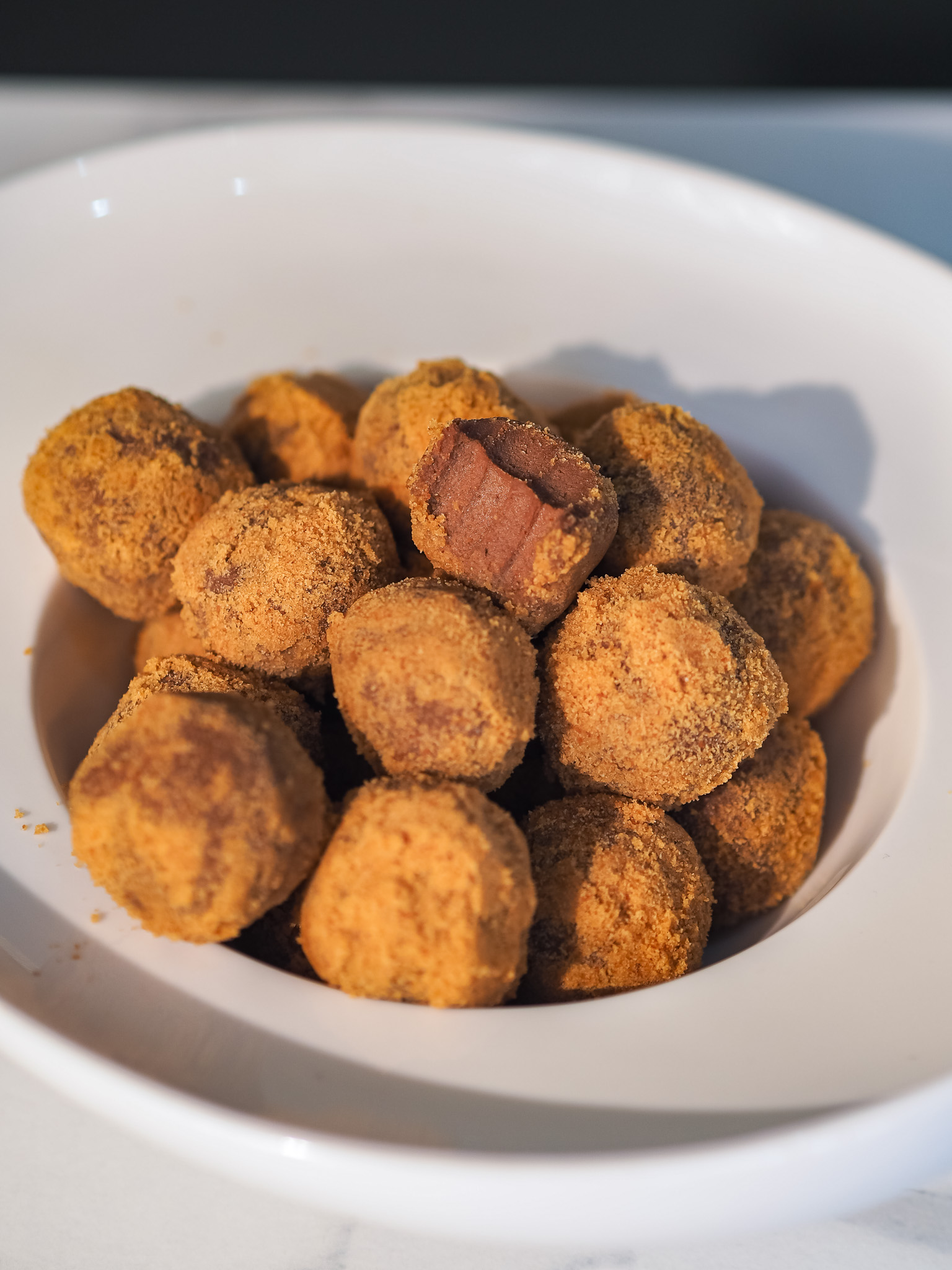 Chocolate and Biscoff Truffles